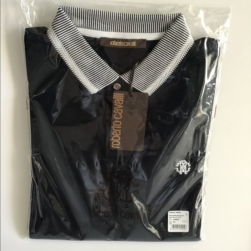 Roberto Cavalli men’s golf tee shirt